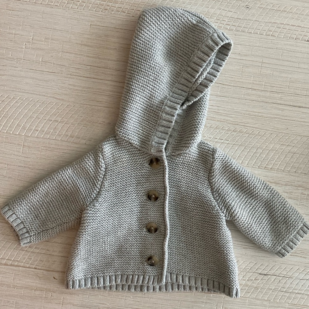 Old Navy 0-3 month grey sweater